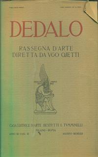 Dedalo anno III fasc III - Agosto MCMXXII - 5