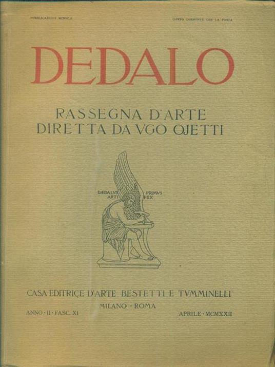 Dedalo Anno II fasc XI. Aprile MCMXXII - 3