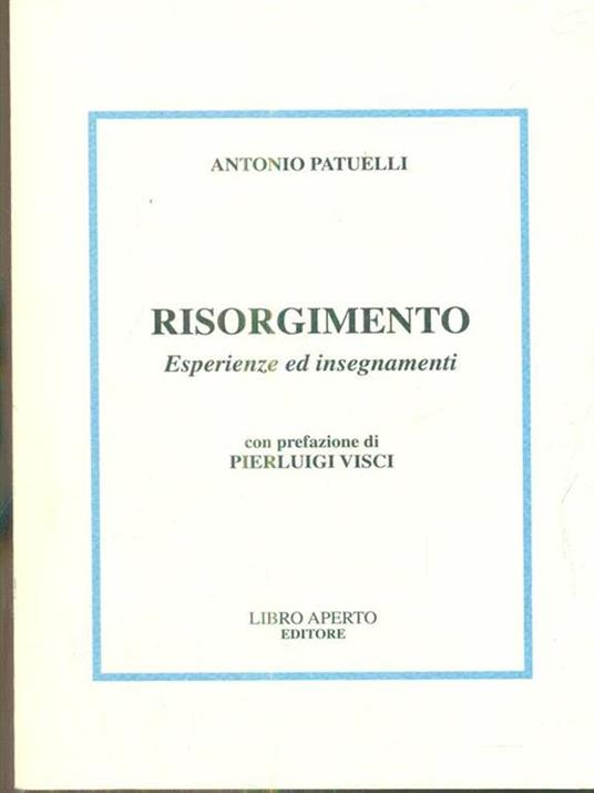 Risorgimento - Antonio Patuelli - copertina