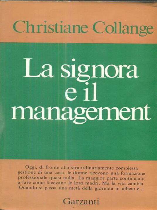 La signora e il management - Christiane Collange - 3