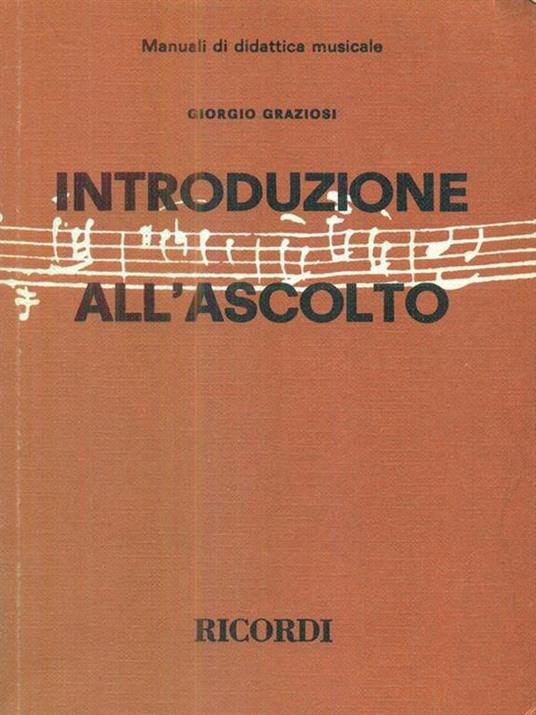 Introduzione all'ascolto - Giorgio Graziosi - copertina