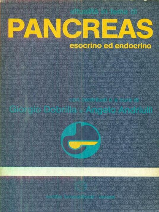 Attualità in tema di pancreas esocrino ed endocrino - copertina