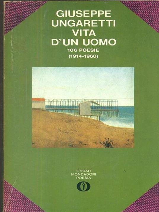 Vita d'un uomo - Giuseppe Ungaretti - copertina