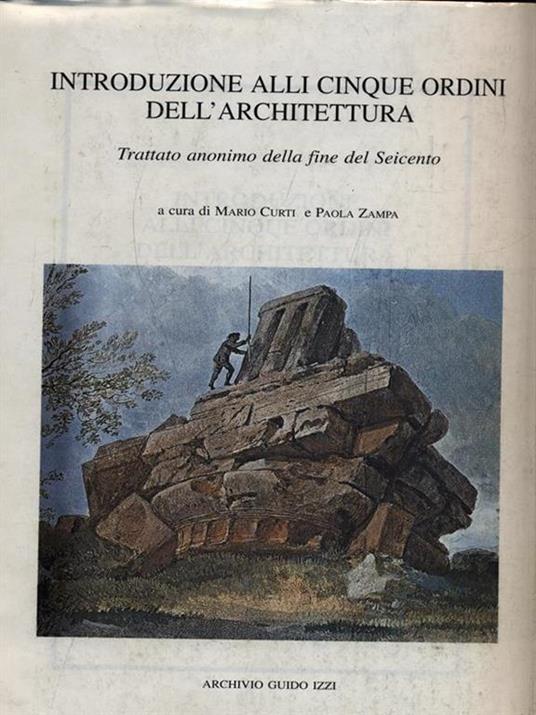 Introduzione alli cinque ordini dell'architettura - Mario Curti - copertina