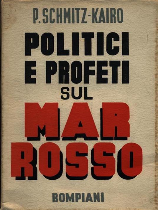 Politici e profeti sul Mar Rosso - copertina