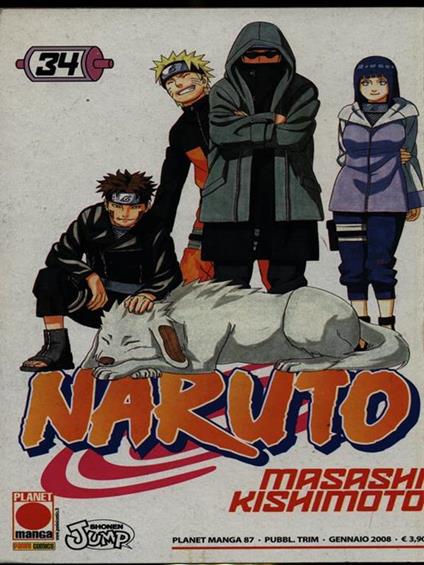 Naruto n. 34/gennaio 2008 - Masashi Kishimoto - copertina