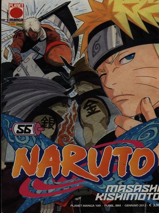 Naruto n. 56/gennaio 2012 - Masashi Kishimoto - copertina