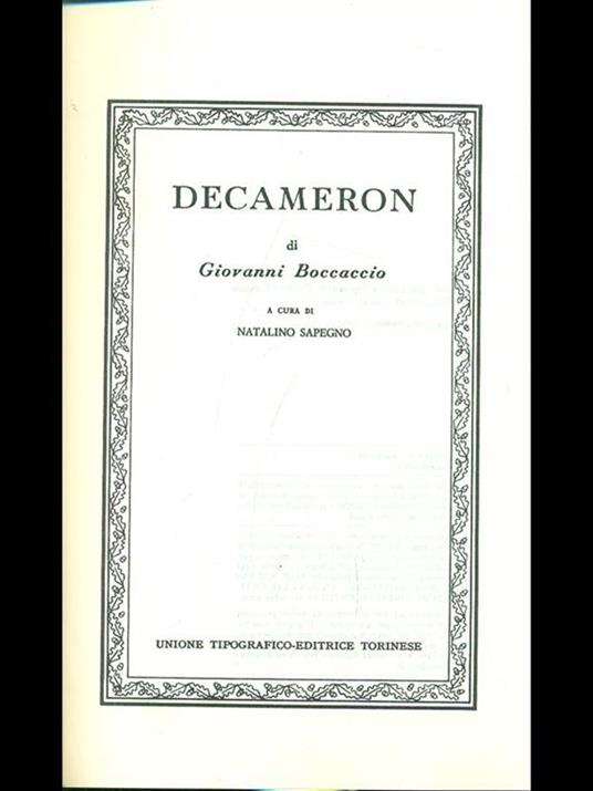 Decameron - Giovanni Boccaccio - 2
