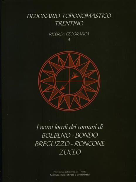 Bolbeno Bondo Breguzzo Roncone Zuclo - copertina