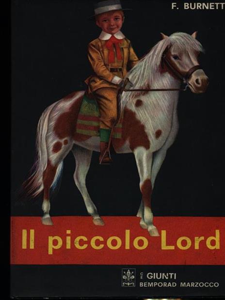 Il piccolo lord - Frances H. Burnett - copertina