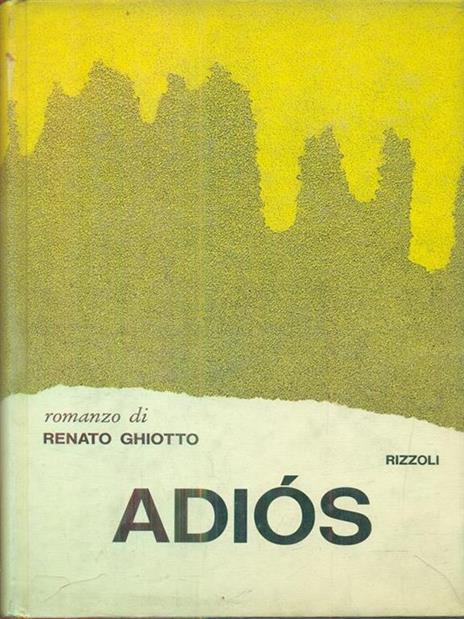 Adios - Renato Ghiotto - copertina