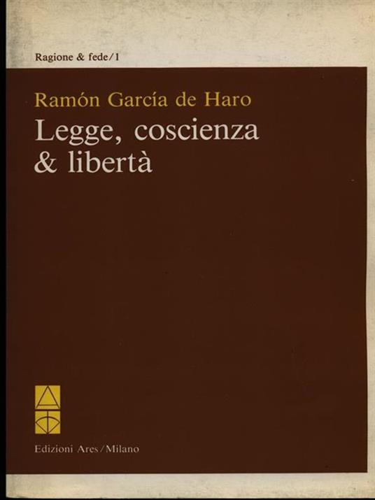 Legge, coscienza & libertà - copertina