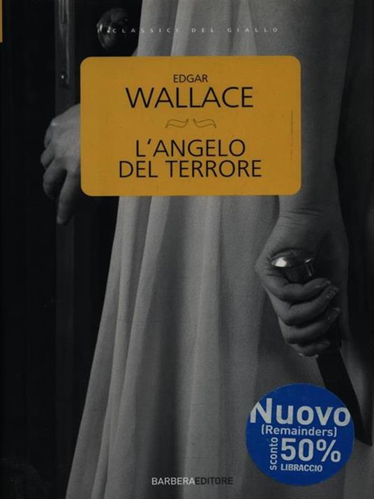 L' angelo del terrore - Edgar Wallace - copertina