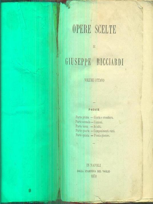 Opere scelte vol 8 - Giuseppe Ricciardi - 2
