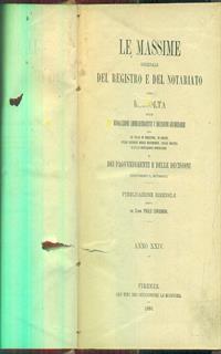 Le massime giornale del registro e del notariato anno XXIV - 1886 - 5