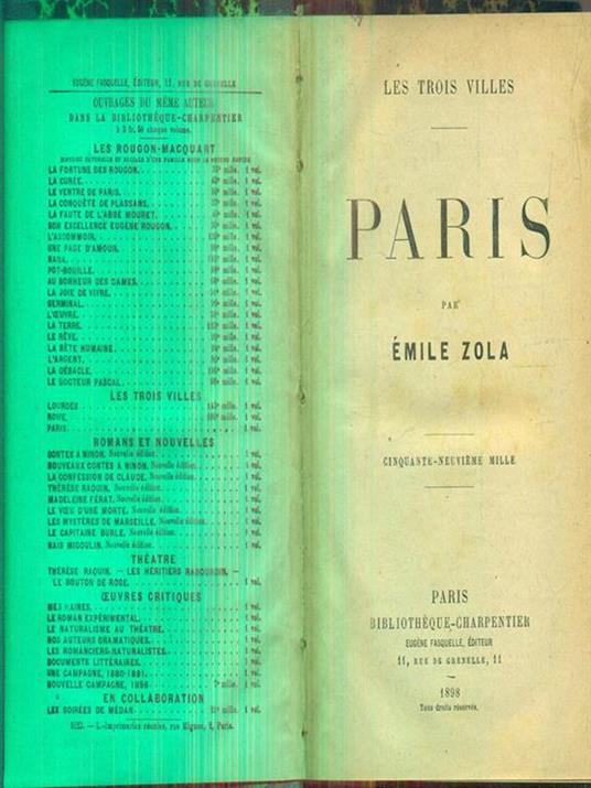Paris - Émile Zola - 3