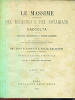 Le massime giornale del registro e del notariato anno XX - 1882