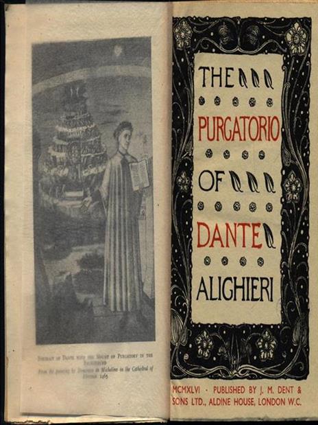 The  Purgatorio - Dante Alighieri - copertina