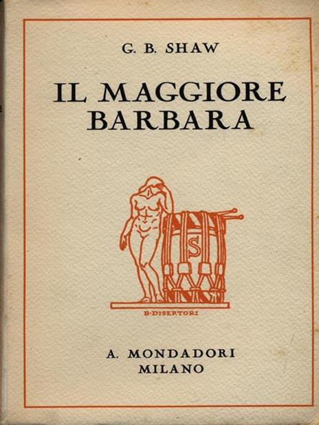 Il maggiore Barbara - George Bernard Shaw - copertina