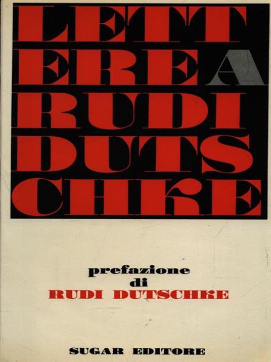 Lettere a Rudi Dutschke - copertina