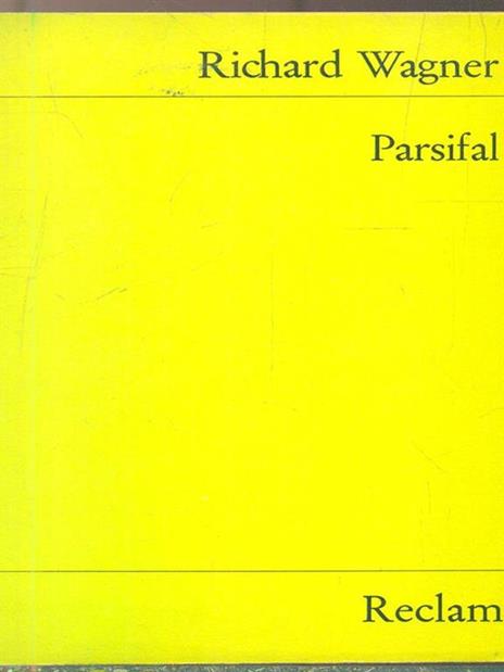 Parsifal - Richard Wagner - copertina