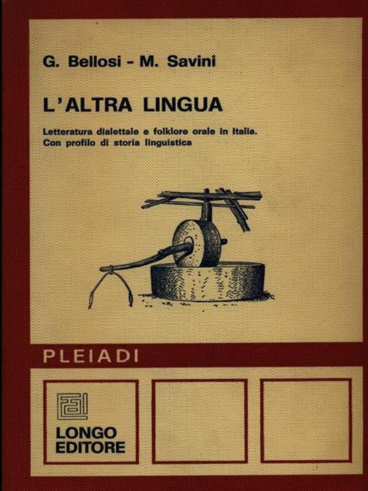 L' altra lingua - Luciano Bellosi - copertina