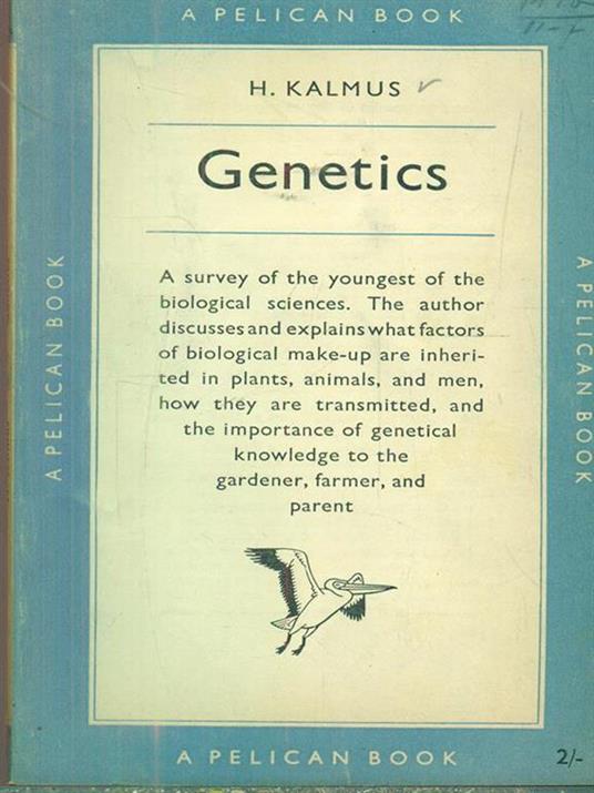 Genetics - H. Kalmus - copertina