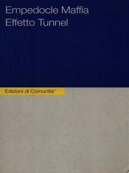 Effetto tunnel - Empedocle Maffia - copertina