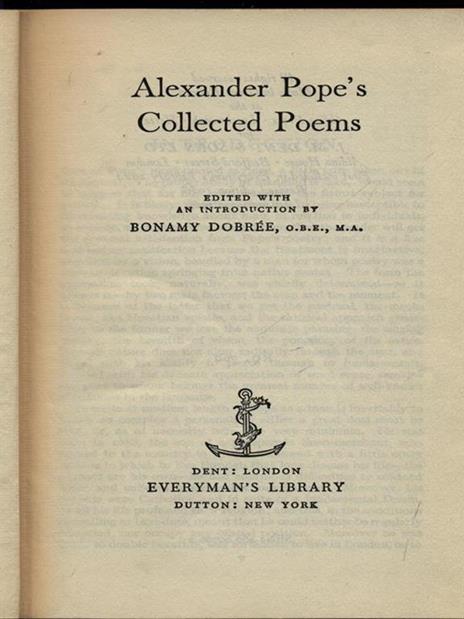 Alexander Popés collected poems - 3