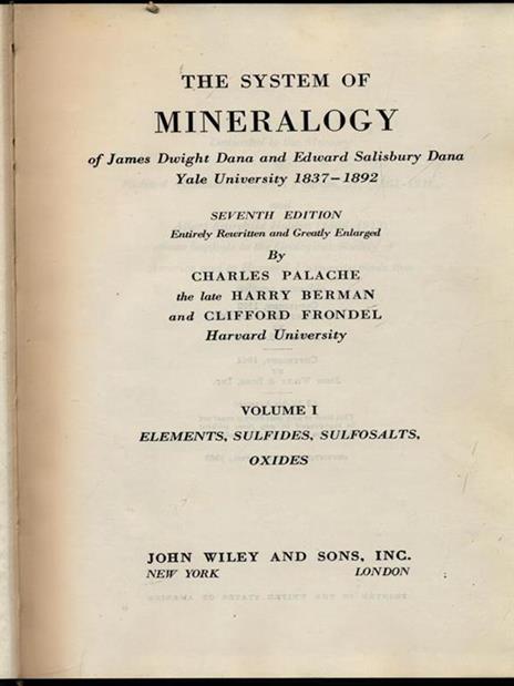 The system of mineralogy vol. I - 2