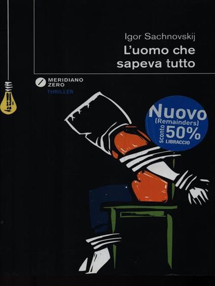 L' uomo che sapeva tutto - Igor Sachnovskij - copertina