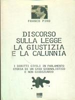 Discorso sulla legge la giustizia e la calunnia