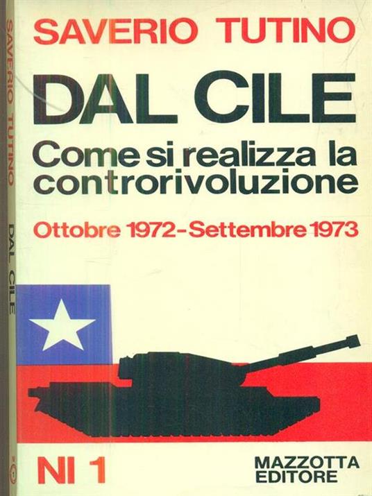 Dal Cile - Saverio Tutino - copertina