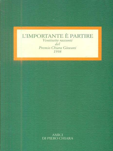 L' importante è partire - copertina