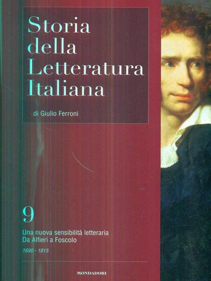 Storia della letteratura italiana 9 - Giulio Ferroni - copertina