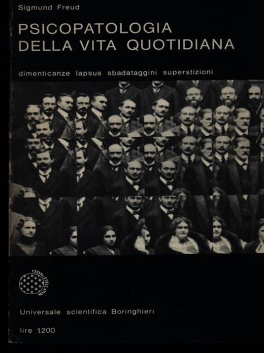 Psicopatologia della vita quotidiana - Sigmund Freud - copertina