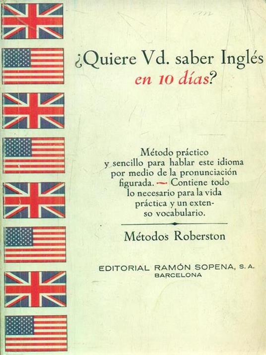 Quiere Vd saber Ingles? en 10 dias? - copertina