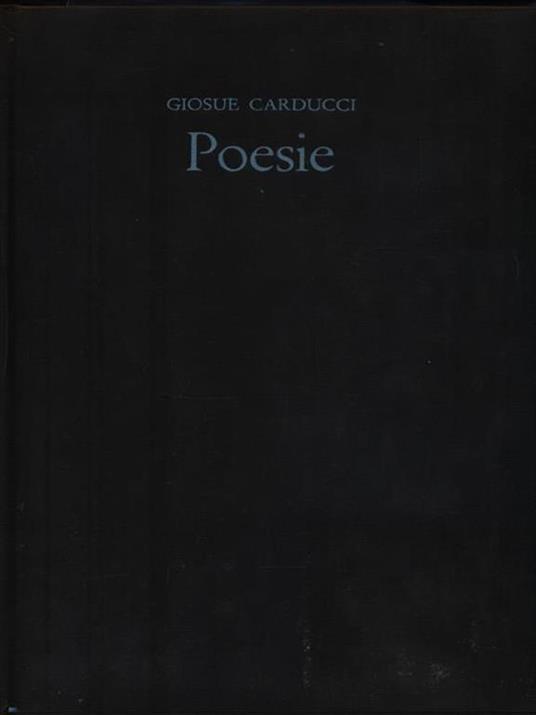 Poesie - Giosuè Carducci - copertina