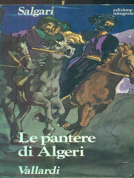 Le pantere di Algeri - Emilio Salgari - copertina