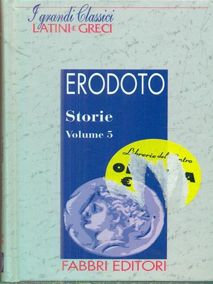 Storia vol 5 - Erodoto - copertina