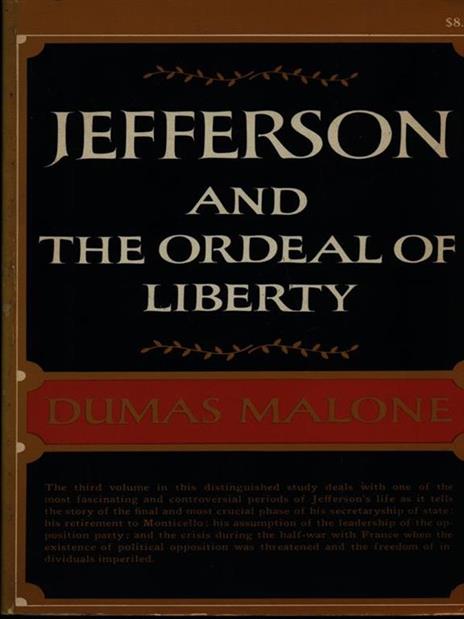 Jefferson and the ordeal of liberty - copertina
