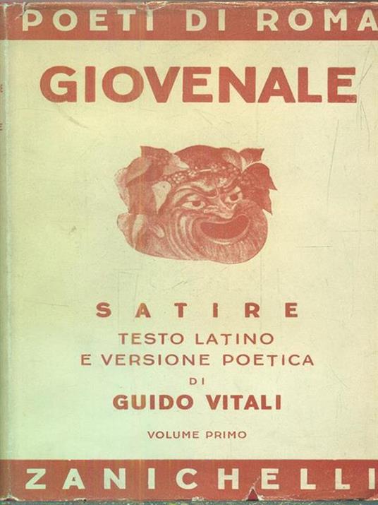 Satire I - D. Giunio Giovenale - 2