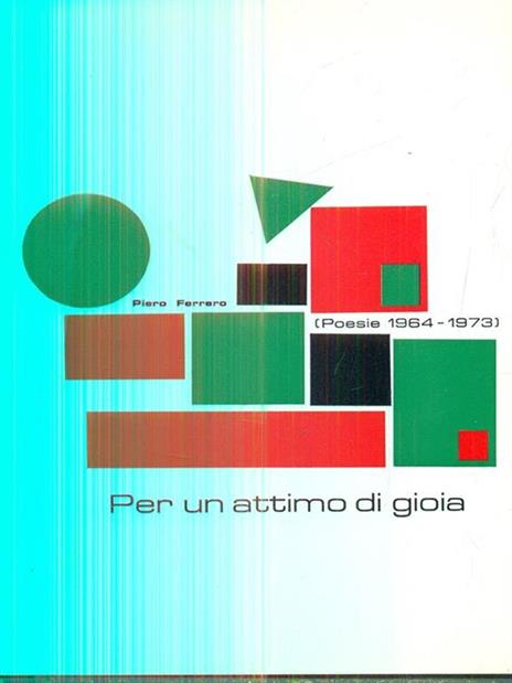 Per un attimo di gioia - Piero Ferrero - copertina