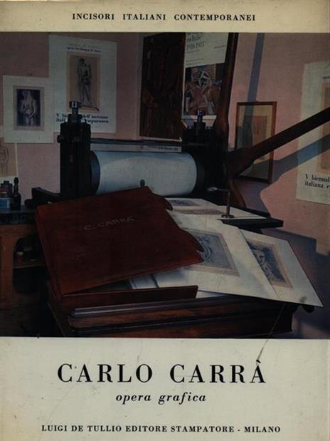 Carlo Carrà opera grafica - copertina