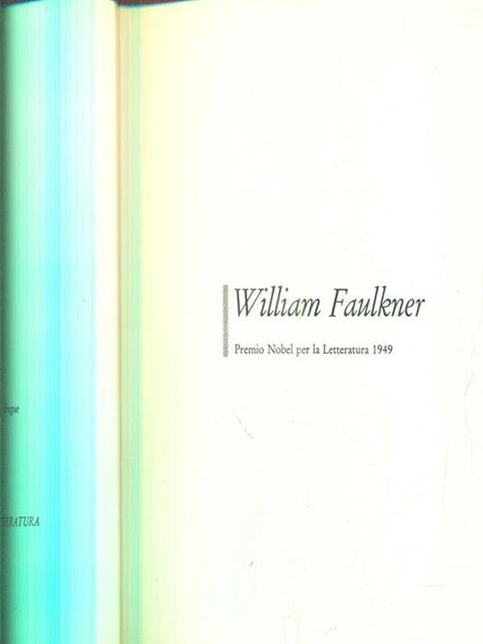 La vita e l'opera - William Faulkner - copertina