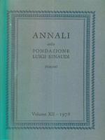 Annali della fondazione Luigi einaudi XII. 1978