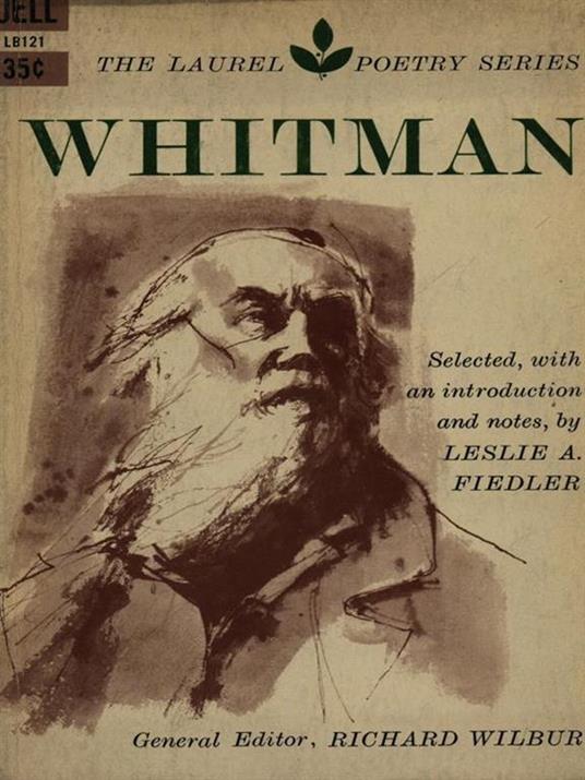 Whitman - Leslie A. Fiedler - copertina