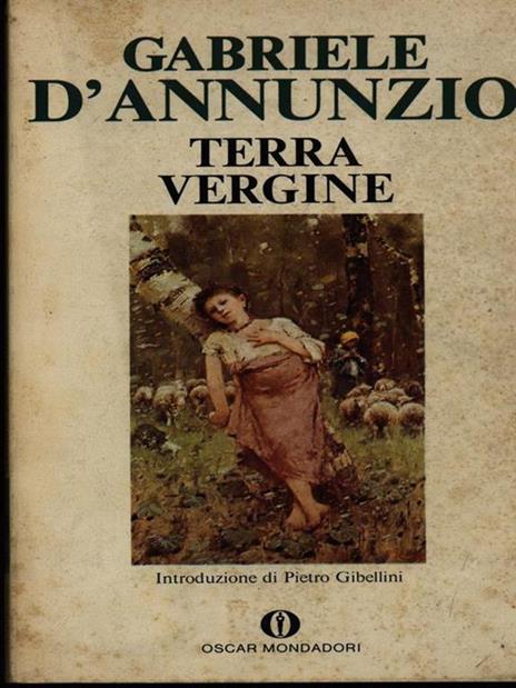 Terra vergine - Gabriele D'Annunzio - copertina