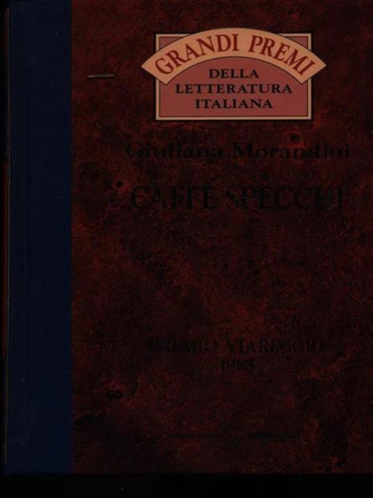 Caffè Specchi - Giuliana Morandini - copertina