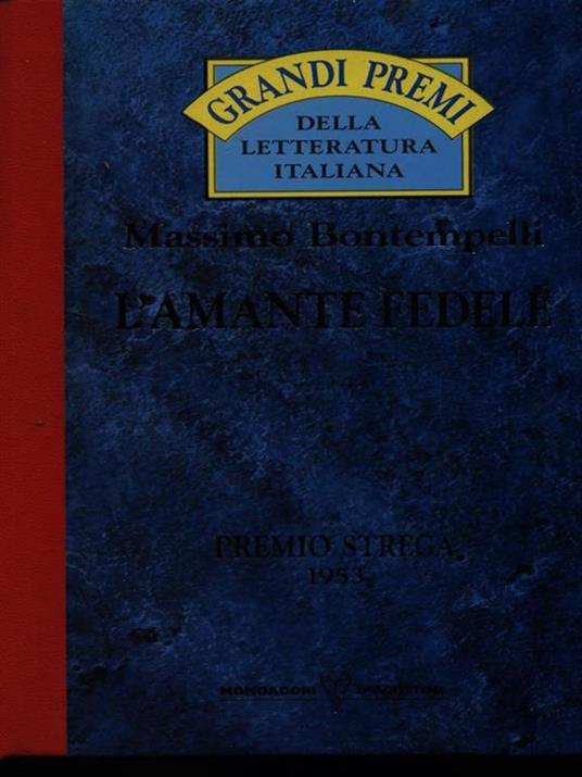 L' amante fedele di: M. Bontempelli - copertina